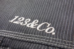 ワークシャツ・左胸への刺繍