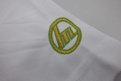 ポロシャツ袖口にロゴ刺繍