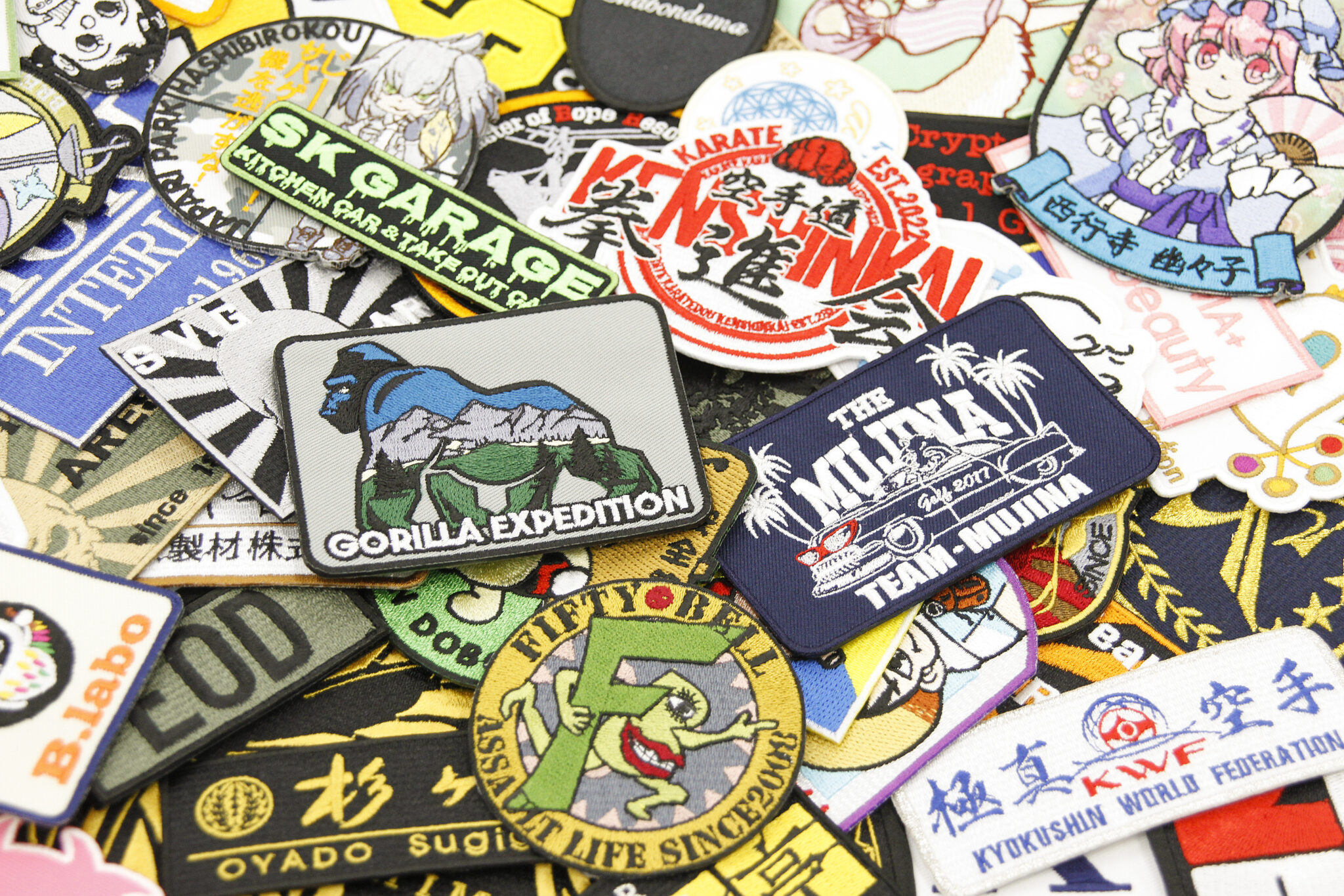 当店ワッペン制作／ラインナップ