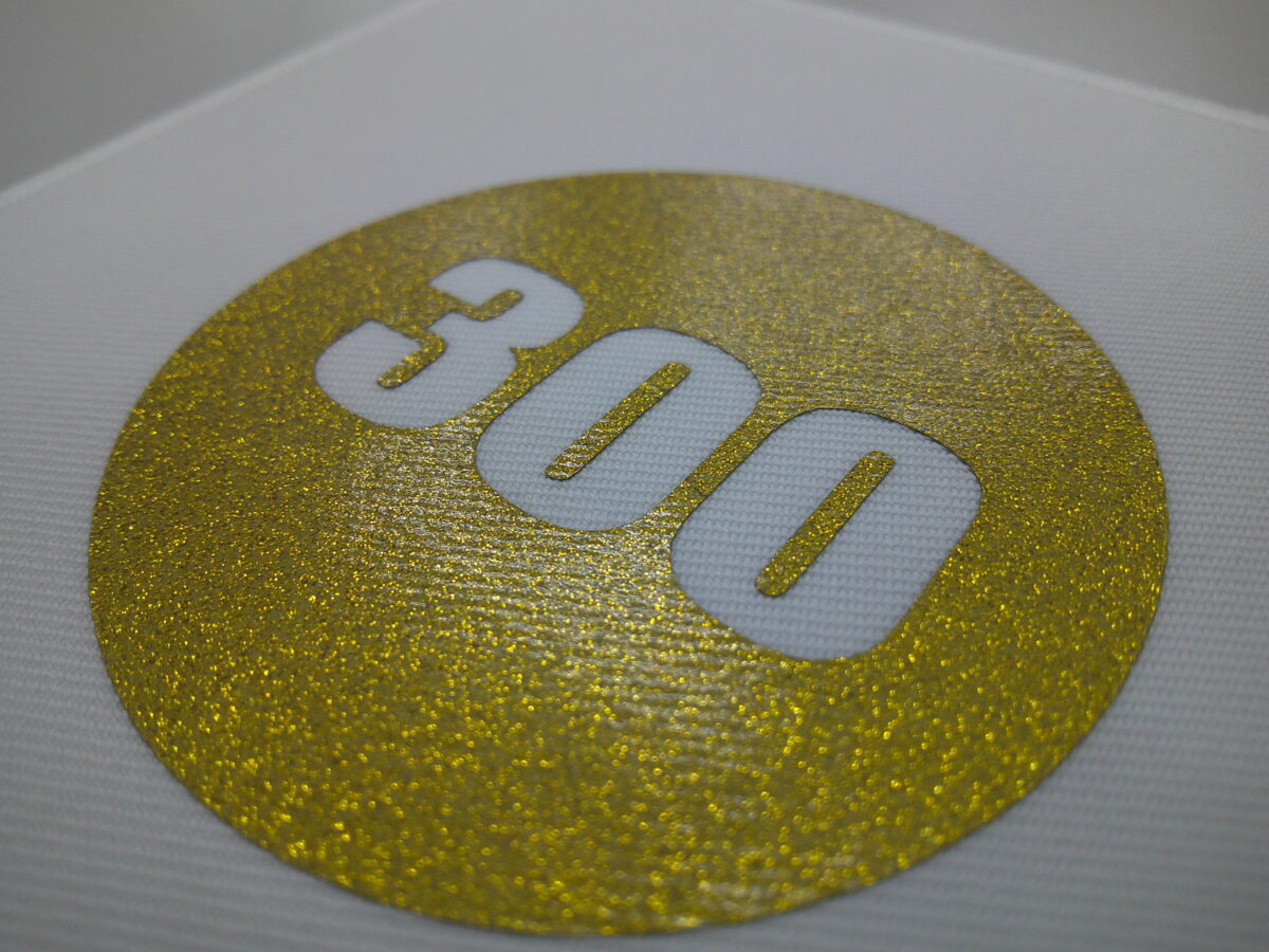 【ラバープリント生地】DX-1:16グリッターゴールド