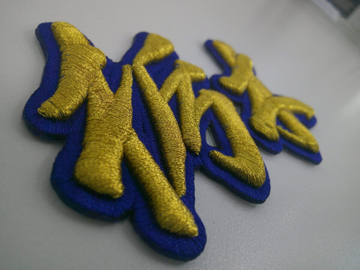 3D刺繍ワッペン