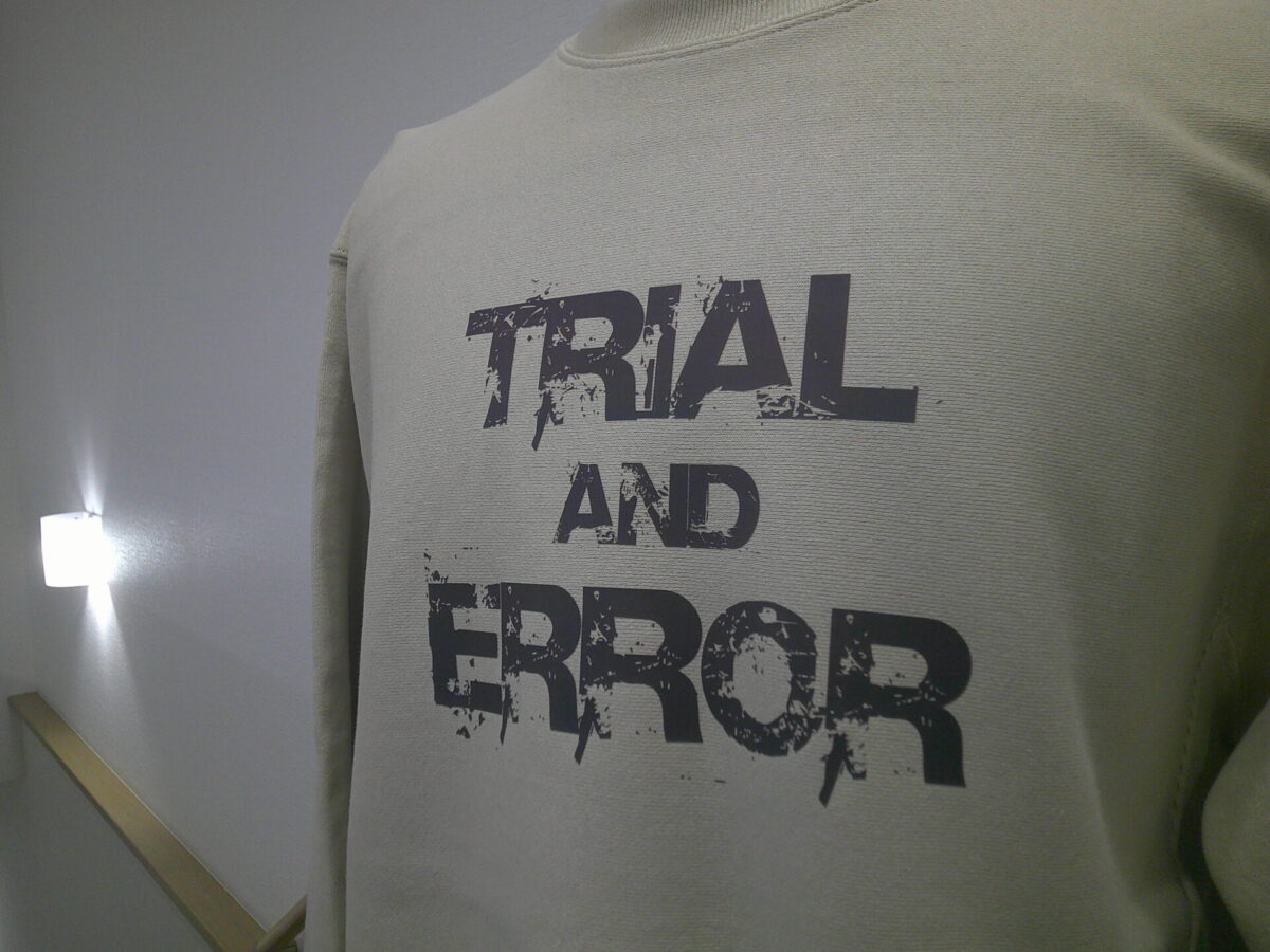 グループリント試作。カスレ文字もナチュラルで美しい仕上がりになることを示す制作事例。