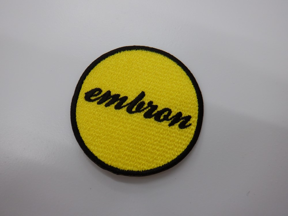 刺繍ワッペン生地:Pエンブロン81002イエロー)