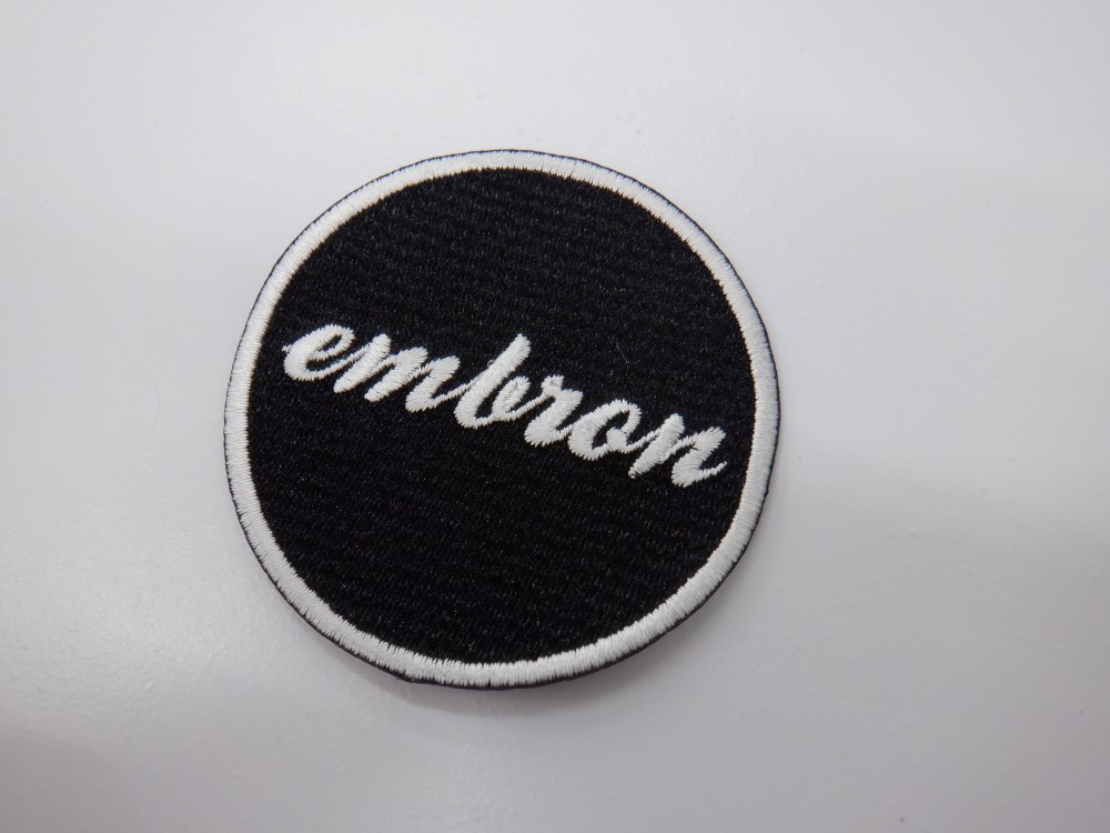 刺繍ワッペン生地:Pエンブロン(81008ブラック)