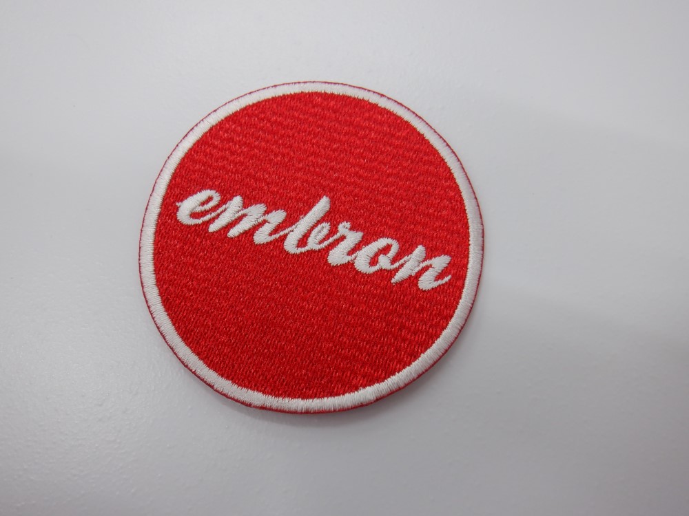 刺繍ワッペン生地:Pエンブロン(81012レッド)
