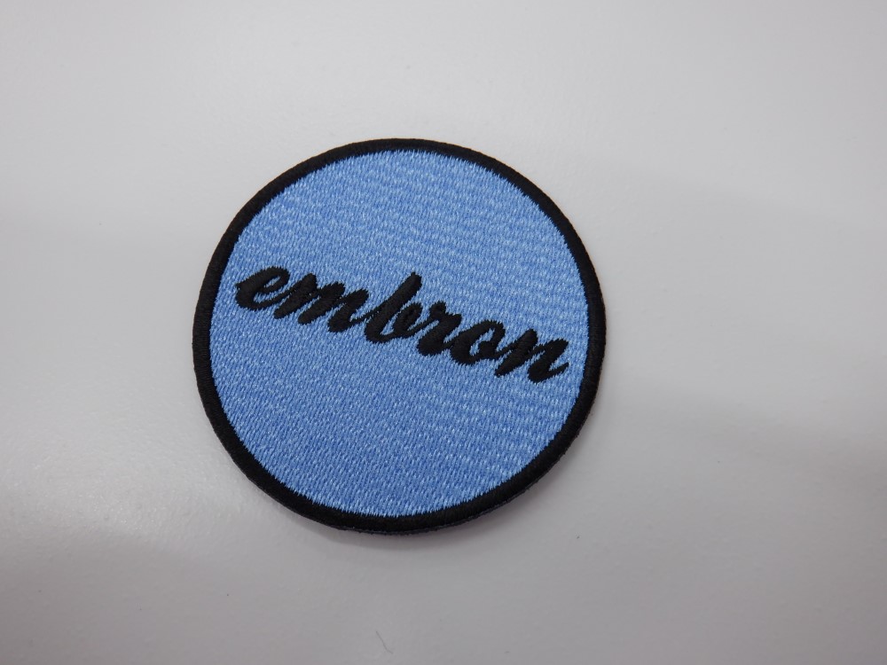 刺繍ワッペン生地:Pエンブロン(82002サックス)