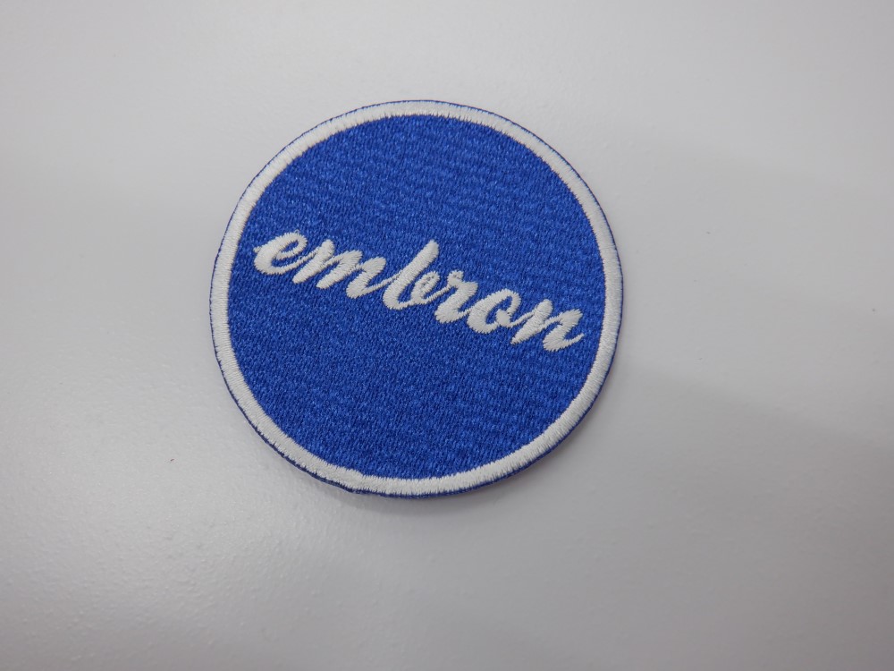 刺繍ワッペン生地:Pエンブロン(82004ブルー)