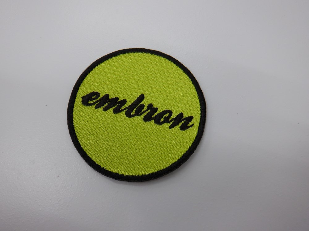 刺繍ワッペン生地:Pエンブロン(82006草色)