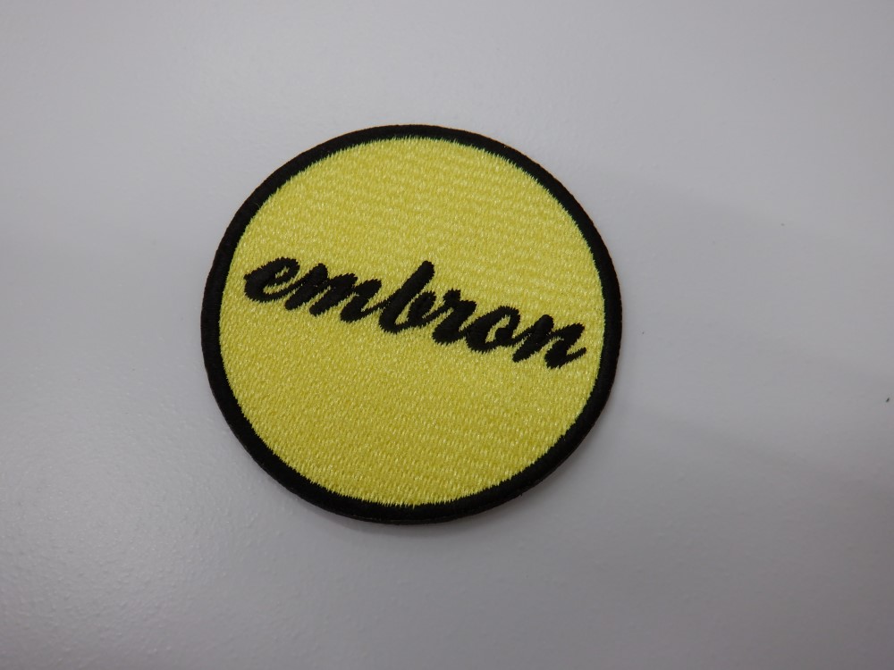 刺繍ワッペン生地:Pエンブロン(82011薄黄)