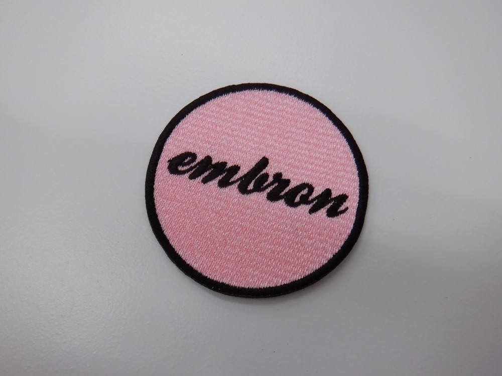 刺繍ワッペン生地:Pエンブロン(82017ピンク)