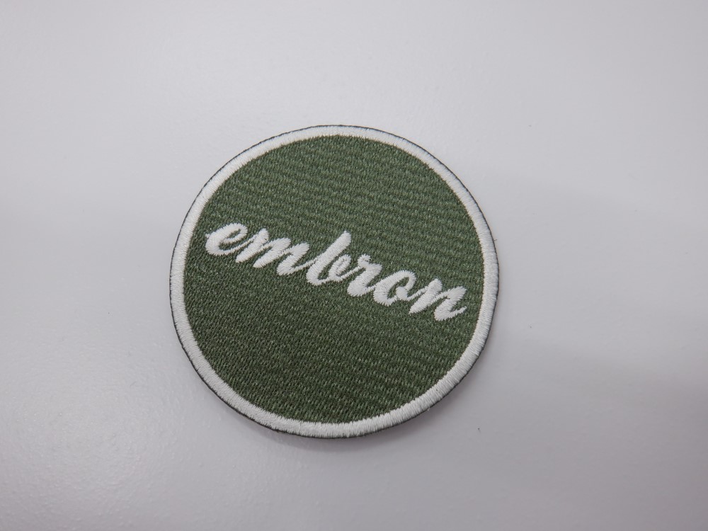 刺繍ワッペン生地:Pエンブロン(82022オリーブ)