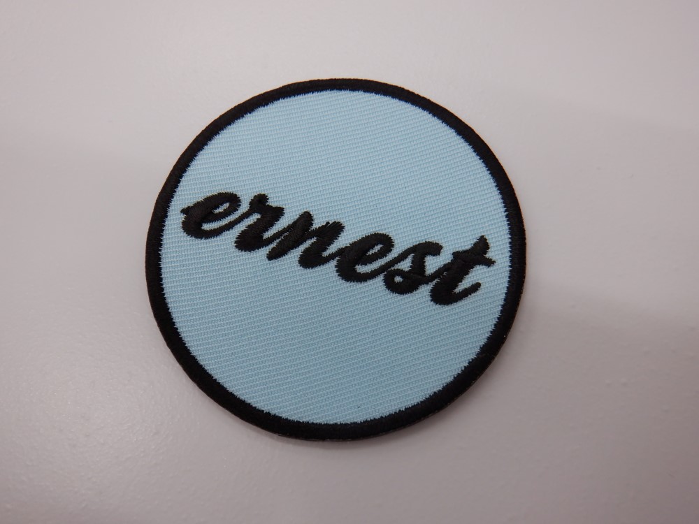 刺繍ワッペン生地:アーネストツイル(29アクア)