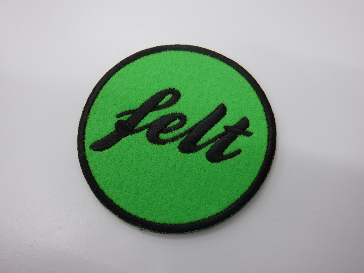 刺繍ワッペン生地:サンフェロンフェルト(457Kグリーン)