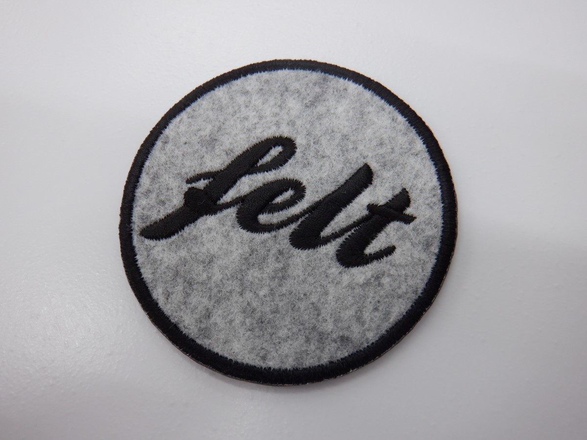 刺繍ワッペン生地:サンフェロンフェルト(710薄杢グレー)