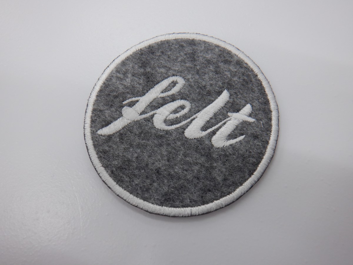 刺繍ワッペン生地:サンフェロンフェルト(730杢グレー)