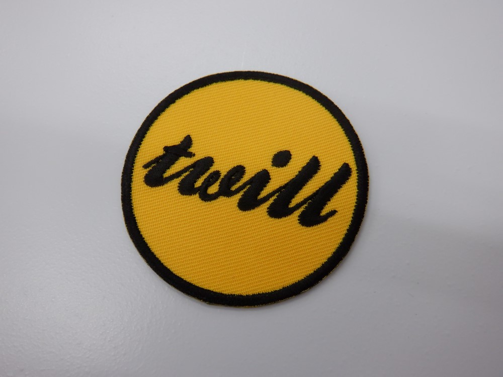 刺繍ワッペン生地:アーバンツイル(G-10山吹)