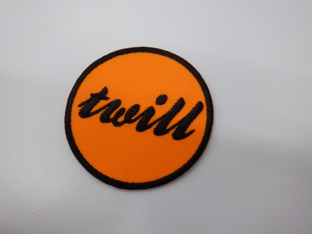 刺繍ワッペン生地:アーバンツイル(G-11オレンジ)