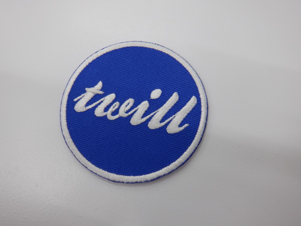 刺繍ワッペン生地:アーバンツイル(G-12ブルー)