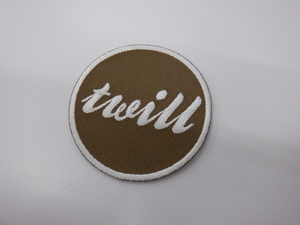 刺繍ワッペン生地:アーバンツイル(G-15ブラウン)