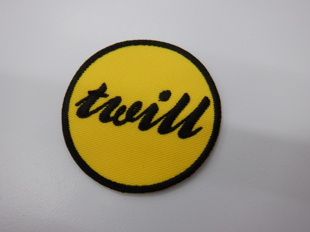 刺繍ワッペン生地:アーバンツイル(G-8イエロー)