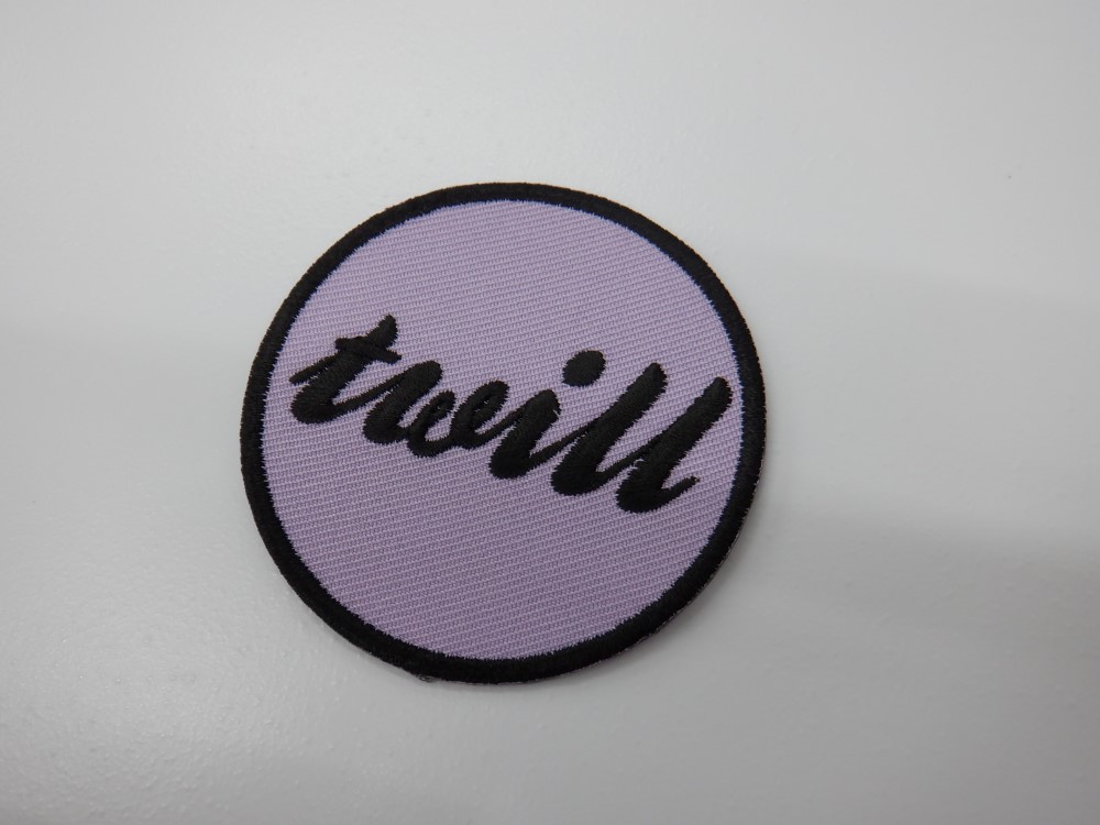 刺繍ワッペン生地:アーバンツイル(N-36バイオレット)